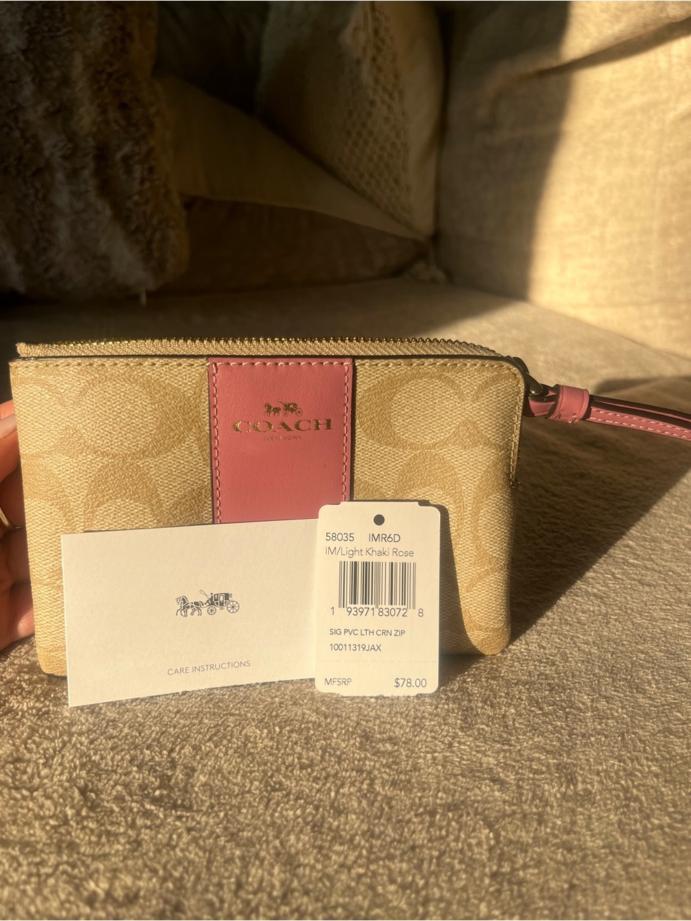 NWT Coach Wristlet